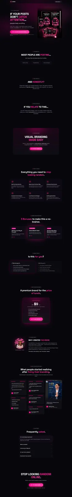 Visual Branding Made Easy full page screenshot